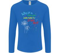 Born To Stand Out Autistico Autism ASD Uomo Manica Lunga T-Shirt