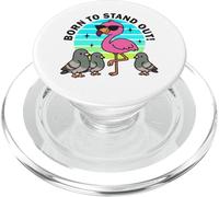 Born To Stand Out Carino Kawaii Fenicottero Uccello Estate PopSockets PopGrip per MagSafe