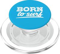 Born to Surf Beach Citazione Summer Vibes PopSockets PopGrip per MagSafe