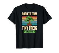 Born To Trim Tiny Trees Since 1959 per compleanno a tema bonsai Maglietta