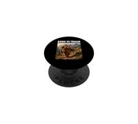 Born to Troam Orso escursionista divertente Avventura PopSockets PopGrip Adesivo
