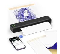BORN4SHIP Stampante termica portatile Bluetooth P84 compatibile con iOS, Android, PC, per studi, artisti e principianti