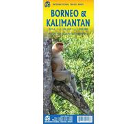 BORNEO KALIMANTAN: ITM Travel Reference Map 1:1400000