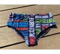 Borntoswim slip logo navy xxl