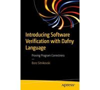 Boro Sitnikovsk Introducing Software Verification with Dafny Languag (Tascabile)