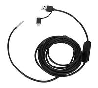BOROCO 3 in 1 USB Android Endoscopio Endoscopio impermeabile Tipo-C USB Telefono cellulare Obiettivo da 3,9 mm Cavo serpente ad alta definizione per dispositivo Smartphone Tablet(1 m)