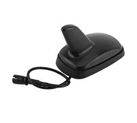 BOROCO Antenna Pinna Squalo, Ricambio Aftermarket Nera per Tetto Auto, Design Sportivo Esterno Plug and Play, Antenna Radio FM/AM Corta e Impermeabile