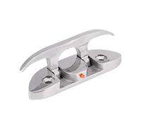 BOROCO Bitta Pieghevole, Cleva Pieghevole 4.5 Pollici in Acciaio Inox con Viti di Fissaggio per Barca, Kayak e Dock