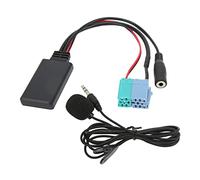 BOROCO Compatibile con audi Adattatore Bluetooth senza fili per auto audio, Modulo Bluetooth per auto Cavo audio Aux Microfono Porta MINI ISO per P--rs_che