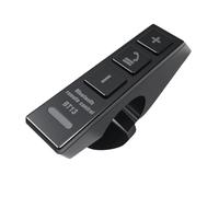 BOROCO Telecomando per manubrio moto, Bluetooth 5.0 impermeabile, pulsante multimediale - Controller wireless per musica e chiamate, facile da installare sulla bici (IP67, batteria 25H, accoppiamento