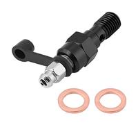 BOROCO Vite Spurgo Moto, M10x1.0mm in Alluminio Anodizzato Universale con Tappo Vite Spurgo Pinza per Freni Anteriori e Posteriori