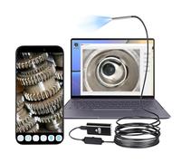 Boroscopio con foro piccolo da 3,9 mm, fotocamera endoscopica con apertura, adatto per tubi calibro 20 e più grandi, strumento di ispezione a canna di pistola, adatto per smartphone Android e iOS