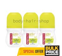 6 PEZZI BOROTALCO ROLL ON ACTIVE GIALLO DEODORANTE 50 ML PROFUMO DI CEDRO E LIME