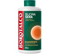 Borotalco, Bagnodoccia Buonasera Rigenerante, con Particelle Leviganti Biodegradabili e Profumo di Ambra Speziata, Texture Ricca e Cremosa, Dona Vitalità, Ideale per la Sera, Flacone 500 ml