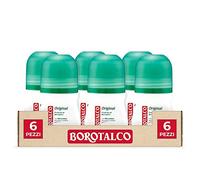 Borotalco Deo Roll-On Originale, Profumo di Borotalco, 50 ml, 6 Pezzi