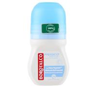 Borotalco, Deodorante Roll On Fresco non stop, Formula Senza Alcool e con Talco Vegetale e Molecole Rinfrescanti, Extra Asciutto, Profumo di Talco Fresco, 72h di Efficacia - 1 Flacone da 50 ml