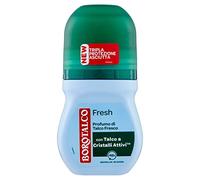 Borotalco, Deodorante Roll-On Fresh con Microtalco, Assorbe il Sudore, Senza Alcool, Profumo di Borotalco, Deodorante Uomo e Donna - Flacone da 50 ml