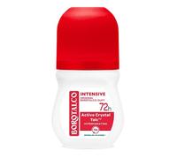 Borotalco Deodorante roll-on intensivo, 6 x 50 ml, efficacia 72 ore, formula con Active Crystal Talc per tripla protezione contro il sudore, 0% alcool, deodorante per uomo e donna