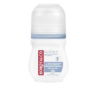 Borotalco, Deodorante Roll On Invisibile Azzurro, Formula Senza Alcool con Talco Effetto Barriera, Cattura e Non Trasferisce Aloni, 48h di Efficacia, Profumo Fresco Oceanico - 1 Flacone da 50 ml