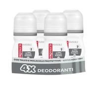 Borotalco Deodorante Roll On Invisibile Grigio Formula Senza Alcool con Talco