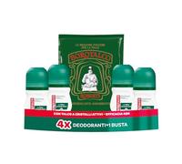 Borotalco, Deodorante Roll-On Originale, con Talco a Cristalli Attivi, Tripla Protezione Asciutta, Senza Alcool, Profumo di Borotalco - 4 Pezzi da 50 ml - Esclusiva Amazon