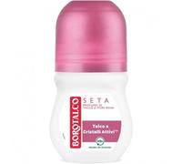 Borotalco Deodorante Roll-On Seta Profumo Di Talco E Fiori Di Rosa 50 ml - Deodorante