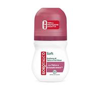 Borotalco Deodorante Soft, Profumo di Talco e Fiori Rosa, Deodorante Donna Roll On con Talco a Cristalli Attivi, Tripla Protezione Asciutta per 48 Ore, Efficacia Asciutta, Senza Alcool, 50 ml