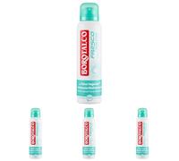 Borotalco, Deodorante Spray Fresco No stop - Cristalli marini, con Talco Vegetale e Molecole Rinfrescanti, Formula fresca con Micorcapsule rinfrescanti, 72h di Efficacia, 150 ml (Confezione da 4)