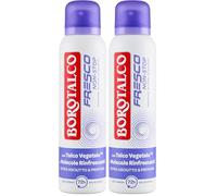 Borotalco, Deodorante Spray Fresco No stop - Fiori acqualici, con Talco Vegetale e Molecole Rinfrescanti, Formula fresca con Micorcapsule rinfrescanti, 72h di Efficacia, 0% alcool, 150 ml