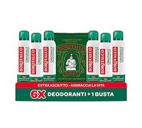 Borotalco, Deodorante Spray Originale e Talco in Polvere, Assorbe il Sudore, Senza Alcool, Pelle Asciutta e Protetta, Profumo Fresco e Agrumato, Deodorante Uomo e Donna - 6 Flaconi da 150 ml