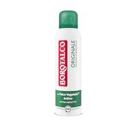 Borotalco, Deodorante Spray Originale, Formula Senza Alcool con Talco a Cristalli Attivi, Assorbe il Sudore, Profumo Borotalco, 48h di Efficacia - 1 Flacone da 150 ml