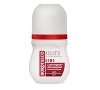 Borotalco, Deodorante Uomo Roll On Asciutto Ambrato, Formula Senza Alcool con Talco Assoluto, Assorbe il Sudore, Profumo Ambrato, 72h di Efficacia - 1 Flacone da 50 ml