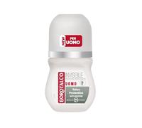 Borotalco, Deodorante Uomo Roll On Invisibile, Formula Senza Alcool con Talco Protettivo, Anti-Macchie, Profumo Muschiato, 72h di Efficacia - 1 Flacone da 50 ml