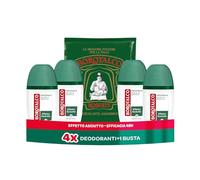 Borotalco, Deodorante Vapo Originale, con Talco a Cristalli Attivi, Tripla Protezione Asciutta, Senza Alcool, Profumo di Borotalco - 4 Pezzi da 75 ml - Esclusiva Amazon