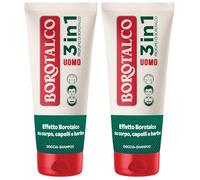 Borotalco Doccia Schiuma Uomo 3 in 1 Originale (200mL) 2x200 ml