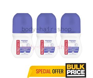 Borotalco Fresh Aquatic Flower Scent Deodorante Roll-On 72H Protezione 3 x 50 ml