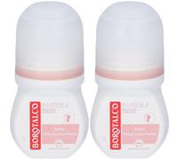 Borotalco Invisibile Anti-Macchie Roll On Profumo Cipriato Set da 2 2x