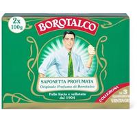 12 Confez. (24 Saponette) Borotalco Saponetta Vintage Profumata Mani Viso 100gr