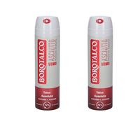 Borotalco Uomo Asciutto Profumo Ambrato Deo Spray 2x150 ml Deodorante