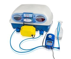 Borotto Real 24 Expert | Incubatrice Uova Automatica Professionale Brevettata per 24 Uova o 96 Piccole con Girauova Automatico, Controllo Temperatura e Umidificatore Automatico Sirio | Made in Italy