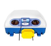 Borotto Real 49 Incubatrice per Uova Automatica Professionale Brevettata con Girauova Automatica per 49 Uova o 196 Piccole - Made in Italy