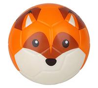 BORPEIN 6 Pollici PRO Mini Football, Palla in Schiuma Morbida Stile Animale per Bambini, Palla Morbida e rimbalzante, Materiale di Protezione Ambientale (Volpe)