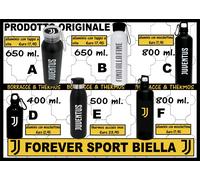 BORRACCE in ALLUMINIO & THERMOS in ACCIAIO INOX ORIGINALI JUVENTUS IN OFFERTA