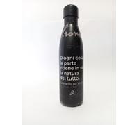 Borracce termiche con frasi di Leonardo Da Vinci e Luigi Pirandello 500 ML
