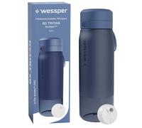 Borraccia 0,5/0,7/1L Tritan Wessper filtro acqua chiusura senza BPA