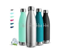 Borraccia- 750 ml- Borraccia Termica, Senza BPA, Borraccia Acciaio Inox, Senza Perdite, Borracce Termiche, Isolato Sottovuoto, Borraccia Metallo, Facile da Trasportare, per Yoga, Fitness, Campeggio