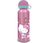 Tataway Borraccia in Alluminio Hello Kitty - Capacità 530 ml - Bottiglia Termica per Bambini