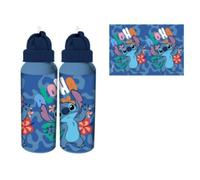 Borraccia alluminio 550 ml con beccuccio - disney stitch assortita - modello sport