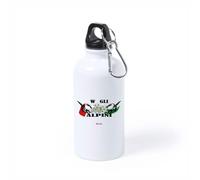 Borraccia Alluminio 750 Ml Manigestazione - 750 ml - Alluminio - Cappello Alpino - Regalo - Alpini