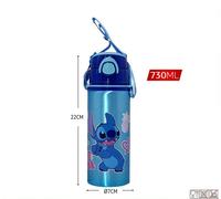 Borraccia Alluminio Bambini con Tracolla 730ml Spiderman Stitch Mickey Frozen